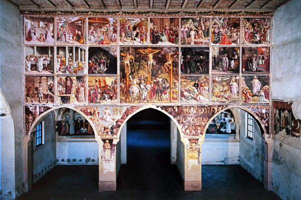 Tramezzo decorato da Martino Spanzotti - San Bernardino di Ivrea