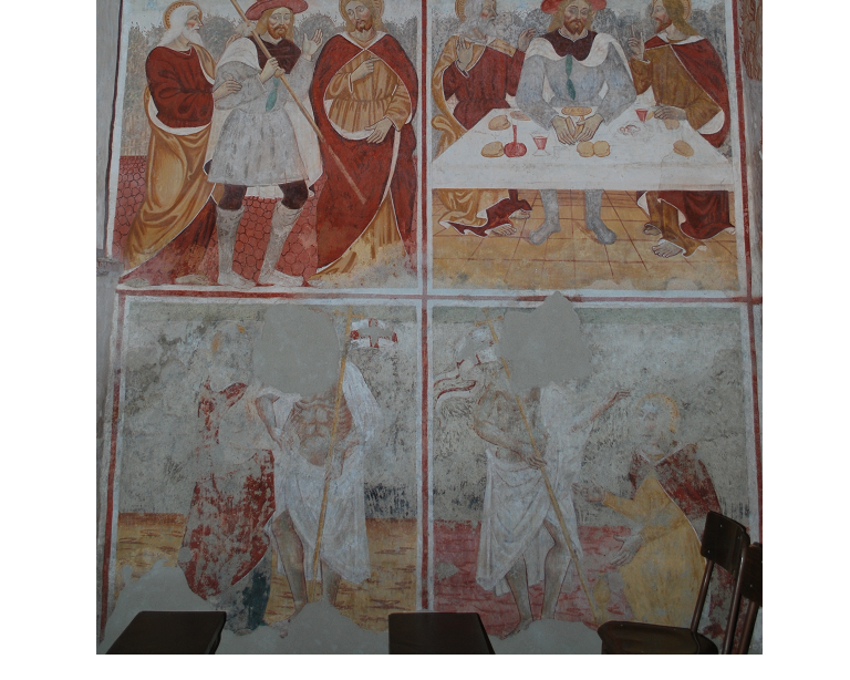 Oratorio della SS. Trinità a Momo (NO) affreschi attribuiti ai fratelli Sperindio e Francesco Cagnola 