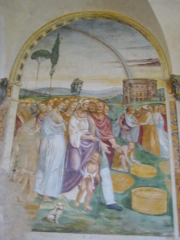 Pienza (Siena)-Giovanni Antonio Bazzi detto Sodoma - Monastero di Sant'Anna in Camprena -1503-04.