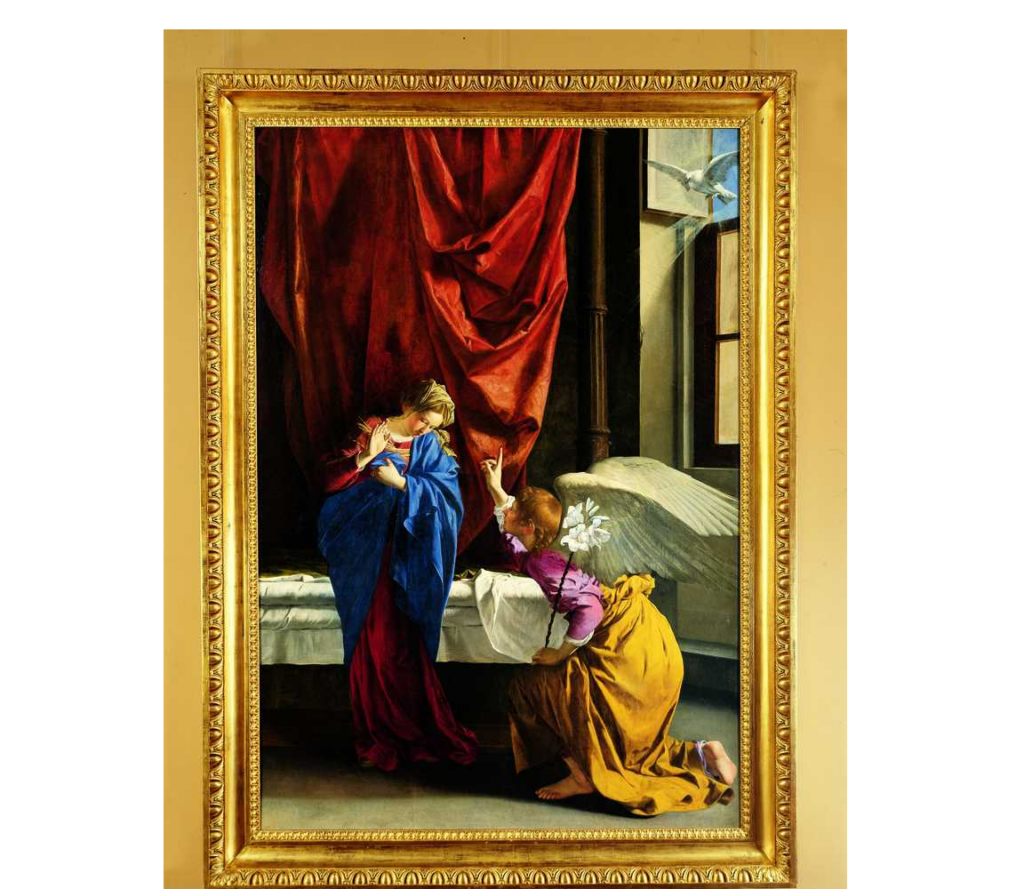 Torino Galleria Sabauda – “Annunciazione” Orazio Gentileschi 1623